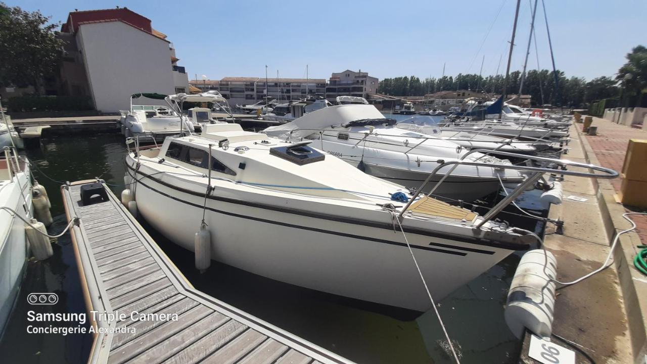 سان سيبريان Nuit Insolite A Bord De L'Enata Un Voilier A Quai Sur La Marina De St Cyprien المظهر الخارجي الصورة